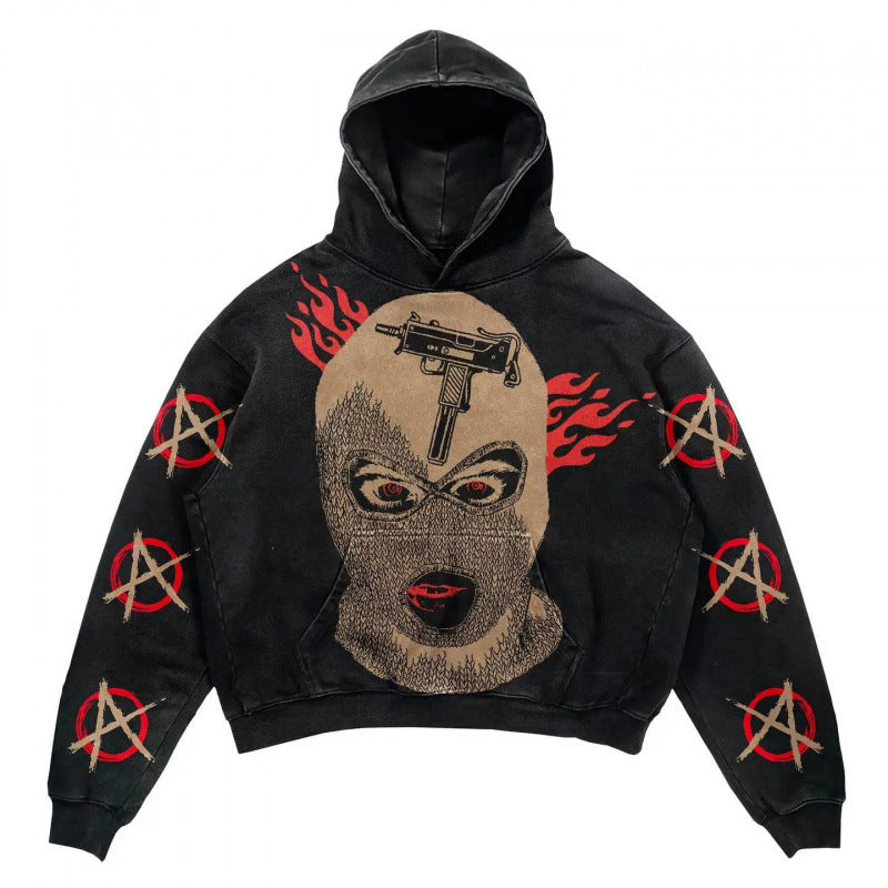 Street Fashion Brand Skull Pullover Sweat