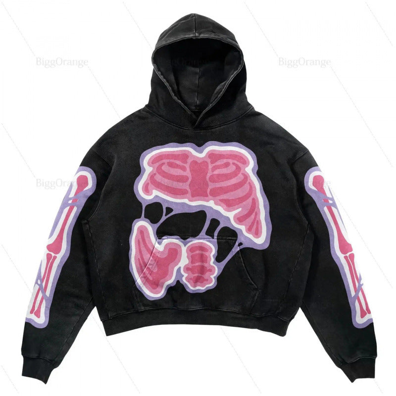 Street Fashion Brand Skull Pullover Sweat