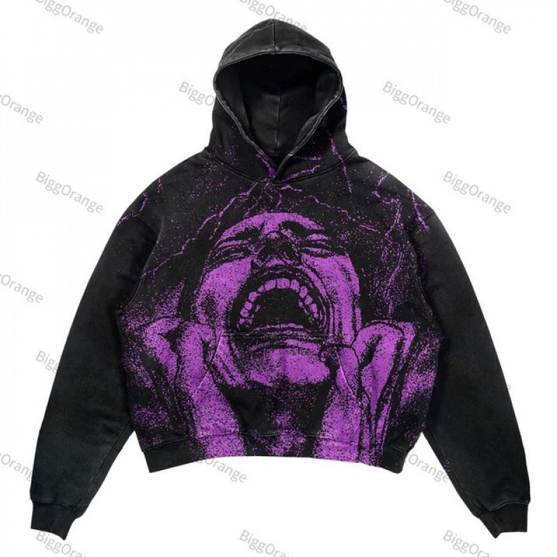 Street Fashion Brand Skull Pullover Sweat