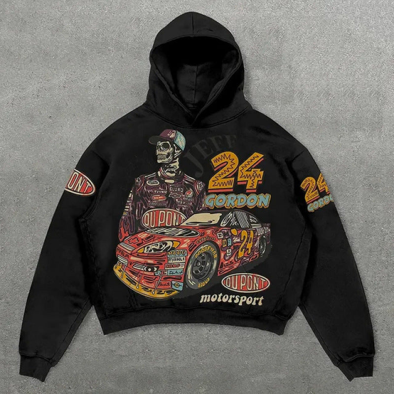 Street Fashion Brand Skull Pullover Sweat