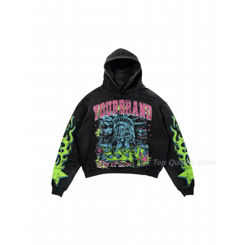 Street Fashion Brand Skull Pullover Sweat