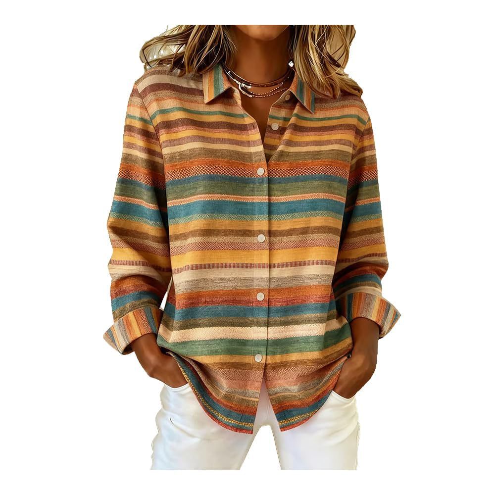 Women's Floral Print Long Sleeve Shirt