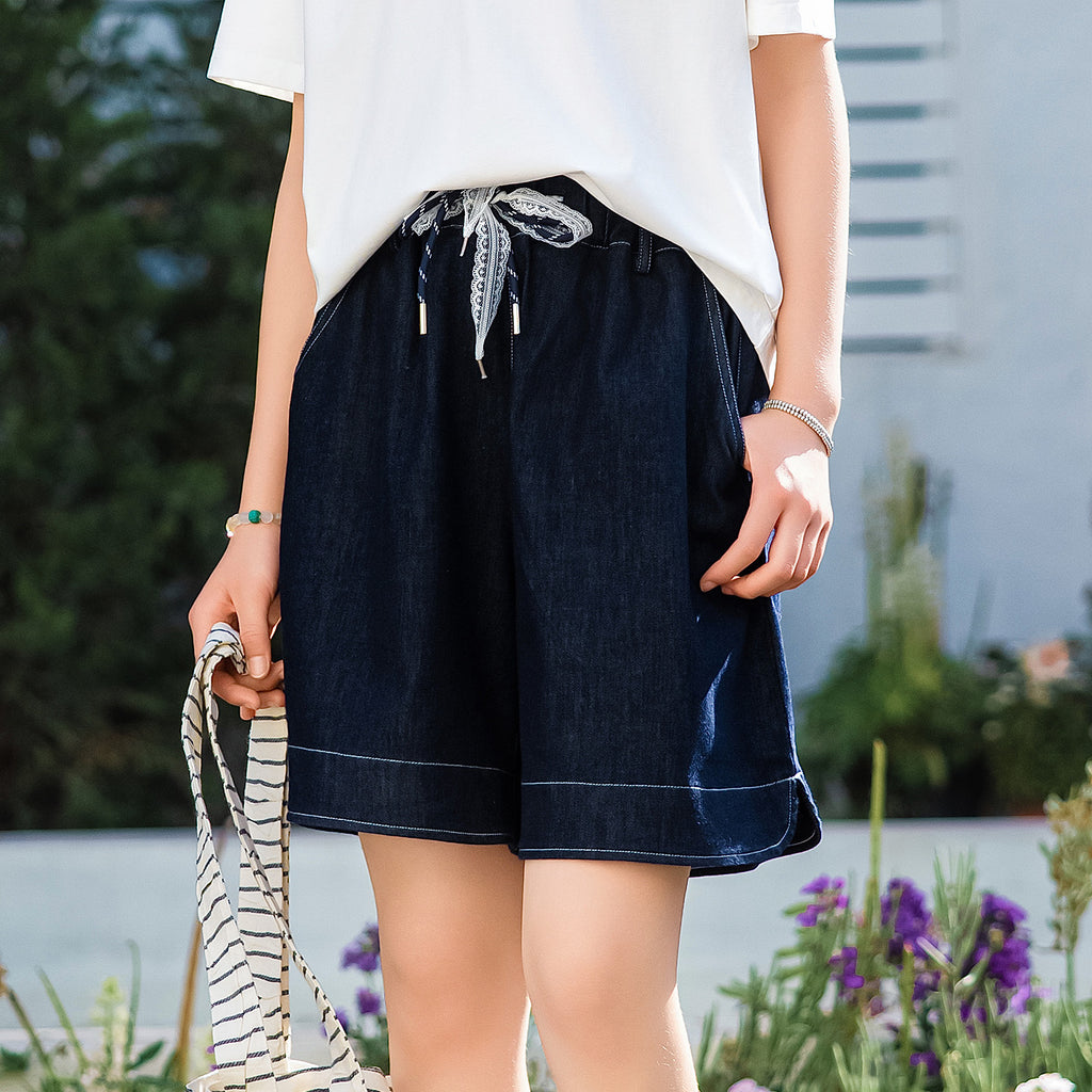 Loose and versatile casual tops and shorts for summer