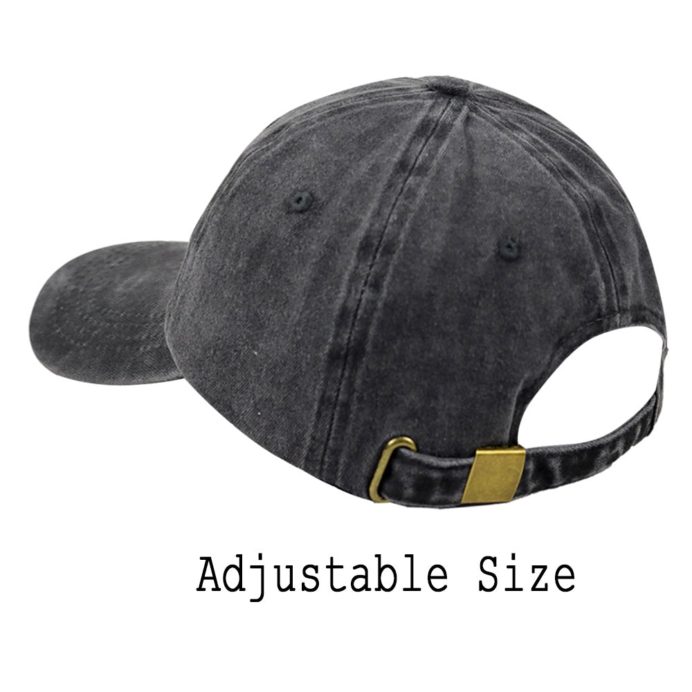 Pickle Ball Hat For Men Women, Adjustable Embroidered Wash Cotton Baseball Cap