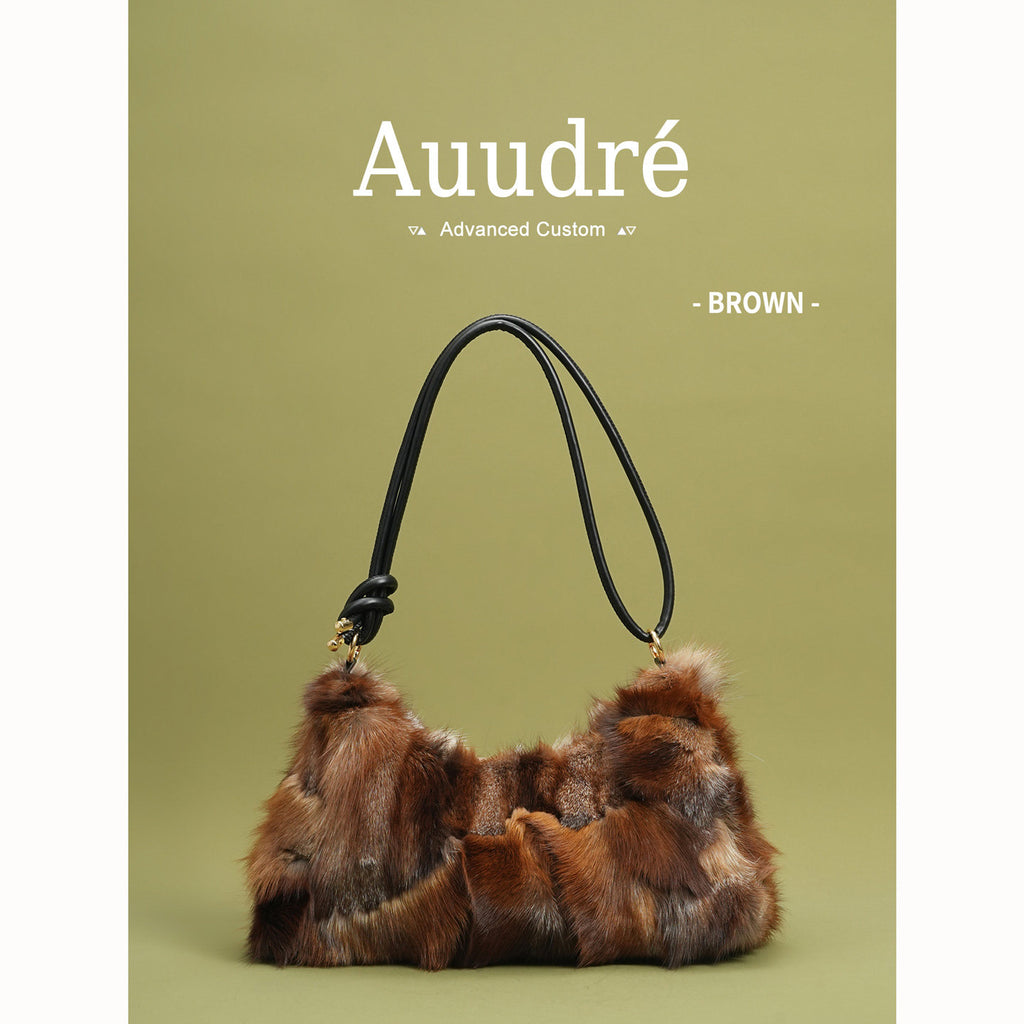 faux fur bag