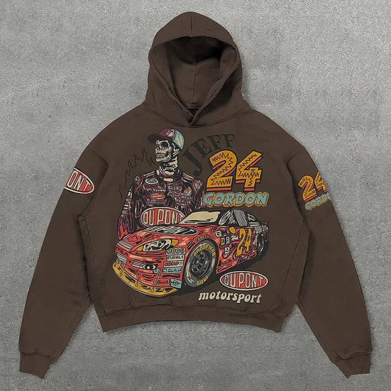 Street Fashion Brand Skull Pullover Sweat