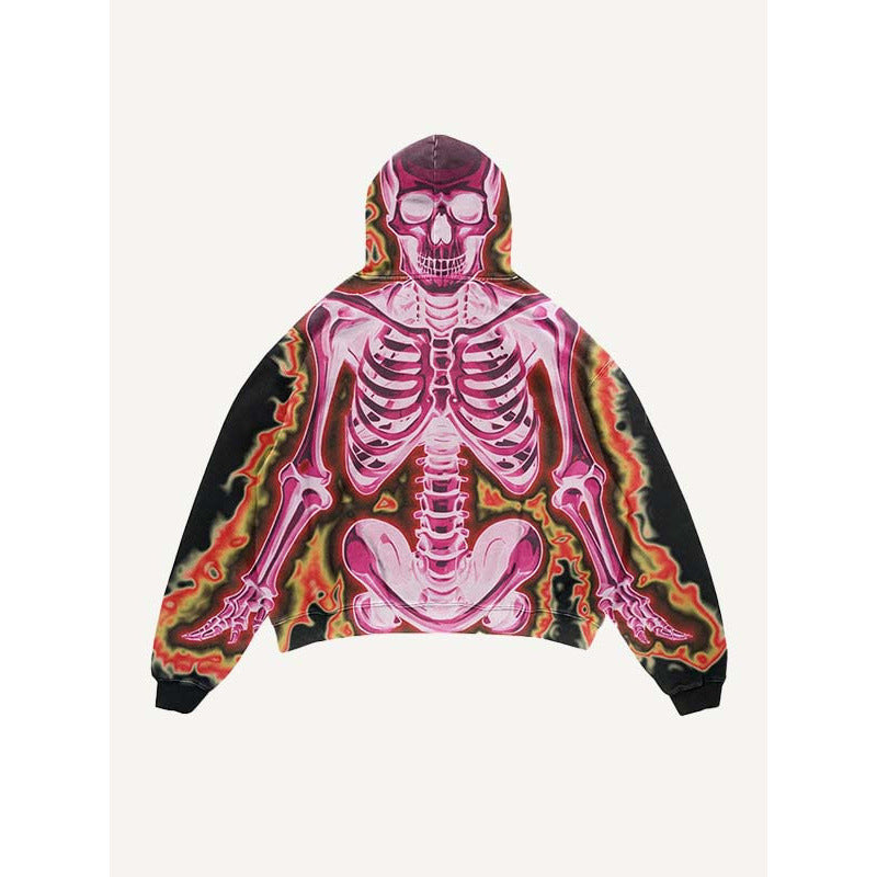 Street Fashion Brand Skull Pullover Sweat